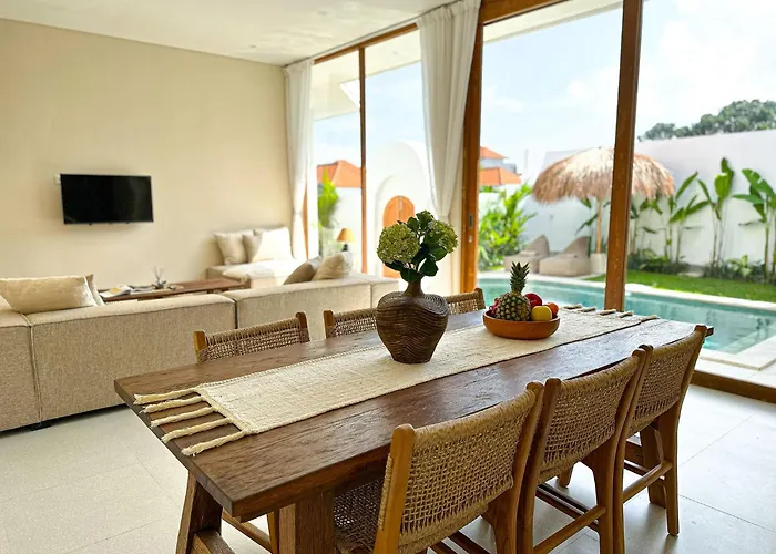 Newly Build 2brvilla With Rooftop- Pererenan 别墅